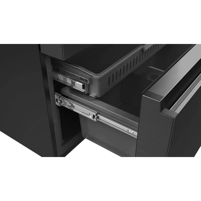 Hisense RF728N4SBFE frigorifero side-by-side libera installazione 560 L nero