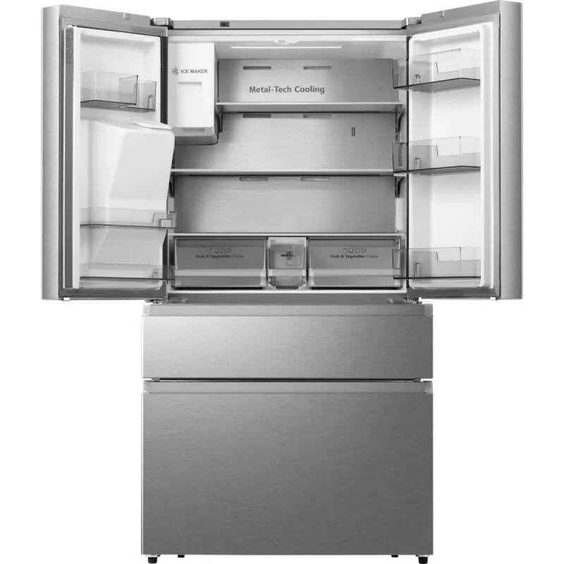 Hisense RF728N4SASE libera installazione 560 L acciaio inox
