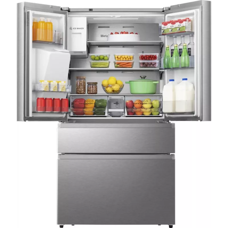 Hisense RF728N4SASE libera installazione 560 L acciaio inox
