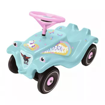Auto a spinta BIG Bobby Car spinta 1 utente 4 ruote rosa turchese