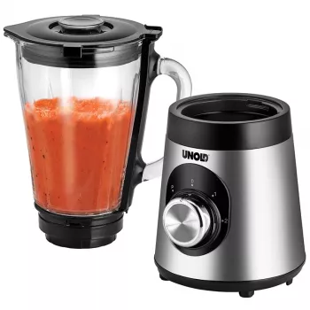 Unold Edel 1,5 L frullatore da tavolo 500 W nero, acciaio inox, trasparente