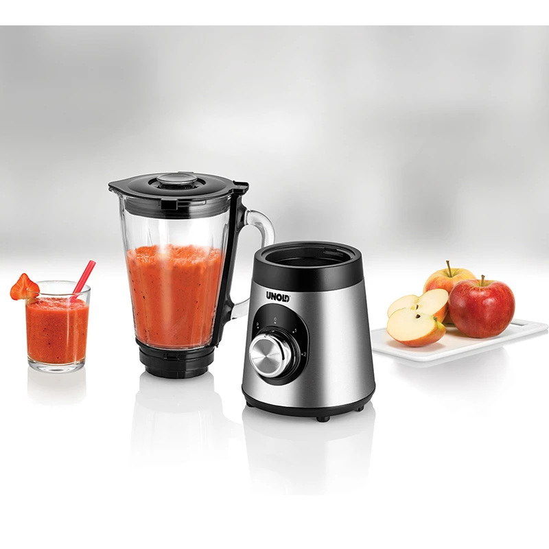 Unold Edel 1,5 L frullatore da tavolo 500 W nero, acciaio inox, trasparente