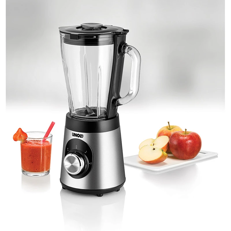 Unold Edel 1,5 L frullatore da tavolo 500 W nero, acciaio inox, trasparente