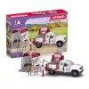 schleich HORSE CLUB veterinaria mobile con rimorchio, animale, cavalli, 5 anni, multicolore