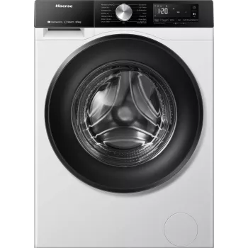 Hisense WD3S8043BW3 lavasciuga a libera installazione a carica frontale bianco