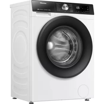 Hisense WD3S8043BW3 lavasciuga a libera installazione a carica frontale bianco