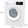 Gorenje WNHPI62SCPS/DE lavatrice a carica frontale 6 kg 1200 giri/min bianco