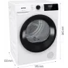 Gorenje DHNE83 asciugatrice a libera installazione a carica frontale 8 kg bianco