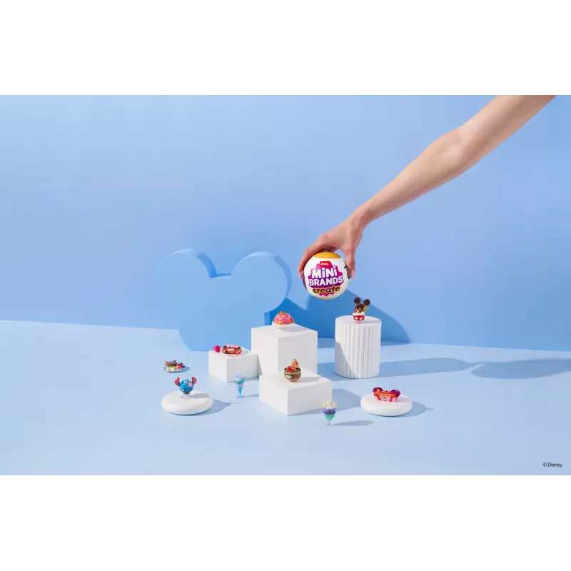 Mini Brands Create Disney Snacks Serie 1 capsula, cucina, 8 anni, batterie incluse, LR44, multicolore