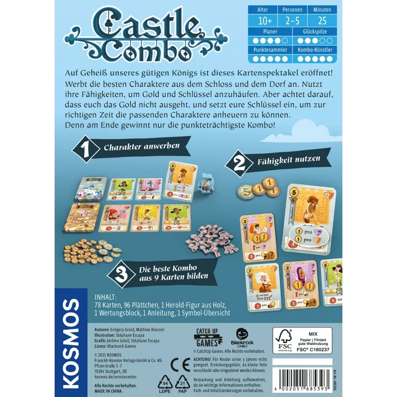 Kosmos 47855976 gioco da tavolo/carte 25 min strategia