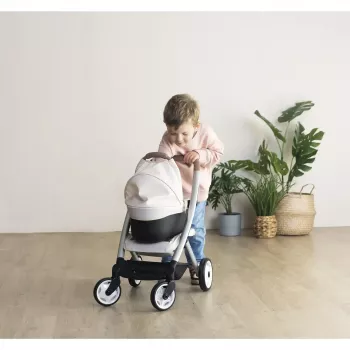 Passeggino per bambole 3-in-1 Simba-Dickie Smoby Maxi-Cosi beige