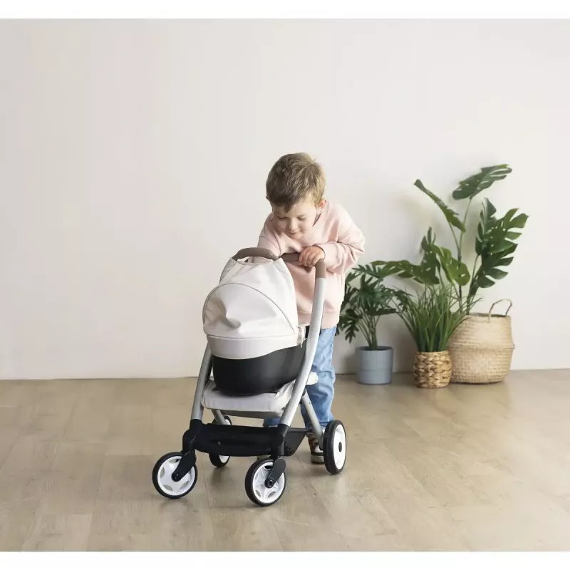 Passeggino per bambole 3-in-1 Simba-Dickie Smoby Maxi-Cosi beige