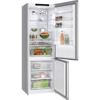 Bosch Serie 4 KGN492IAF frigorifero combinato freestanding 440 L acciaio inox