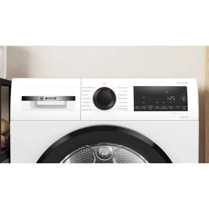 Bosch Serie 6 WQG243D41 asciugatrice freestanding a carica frontale 9 kg bianco