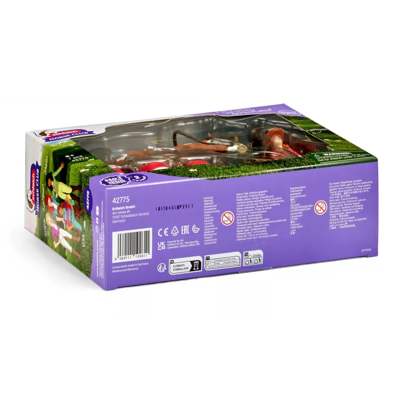 schleich HORSE CLUB avventura western di Hannah, 5 anni, cavalli, multicolore, plastica