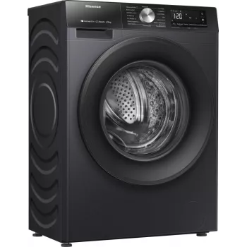 Hisense WD3S8043BB3 lavasciuga freestanding a carica frontale nero