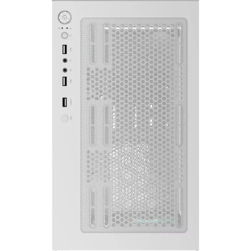 Case per PC tower AEROCOOL Viewport Mini-G-WT-v4 ARGB con due pannelli in vetro temperato, bianco