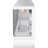 Case per PC tower AEROCOOL Viewport Mini-G-WT-v4 ARGB con due pannelli in vetro temperato, bianco