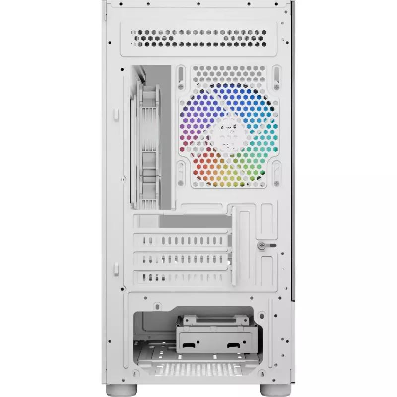 Case per PC tower AEROCOOL Viewport Mini-G-WT-v4 ARGB con due pannelli in vetro temperato, bianco