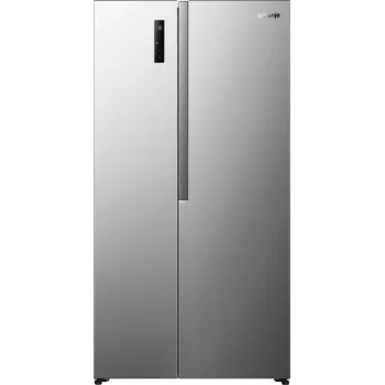 Gorenje Side by Side NRS917E41X SI, libera installazione, American Door, grigio, 2 porte, touch, LED