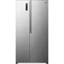 Gorenje Side by Side NRS917E41X SI, libera installazione, American Door, grigio, 2 porte, touch, LED