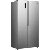 Gorenje Side by Side NRS917E41X SI, libera installazione, American Door, grigio, 2 porte, touch, LED