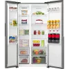 Gorenje Side by Side NRS917E41X SI, libera installazione, American Door, grigio, 2 porte, touch, LED