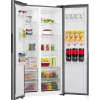 Gorenje Side by Side NRS917E41X SI, libera installazione, American Door, grigio, 2 porte, touch, LED