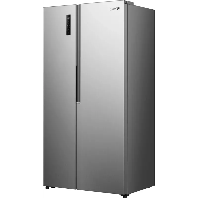 Gorenje Side by Side NRS917E41X SI, libera installazione, American Door, grigio, 2 porte, touch, LED
