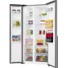Gorenje Side by Side NRS917E41X SI, libera installazione, American Door, grigio, 2 porte, touch, LED