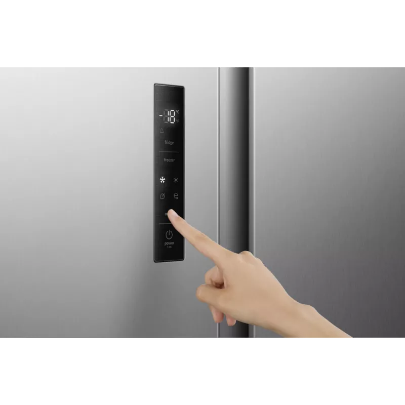 Gorenje Side by Side NRS917E41X SI, libera installazione, American Door, grigio, 2 porte, touch, LED