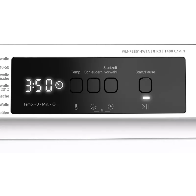Daewoo WM-FB8514W1A-DE lavatrice a carica frontale 8 kg 1400 giri/min bianca