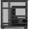 Case tower APNX V2-F-BK-v1 con tre pannelli in vetro temperato, nero