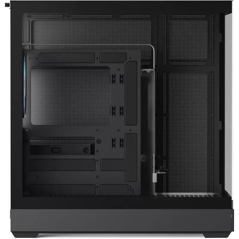 Case tower APNX V2-F-BK-v1 con tre pannelli in vetro temperato, nero