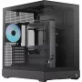 Case tower APNX V2-F-BK-v1 con tre pannelli in vetro temperato, nero