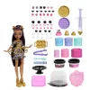 Monster High Scary Sweet Birthday Cake Kit con bambola Clawdeen Wolf e oltre 20 accessori decorativi