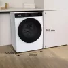 Lavatrice Gorenje WPNA84A2TS a carica frontale 8 kg 1400 giri/min nero, bianco