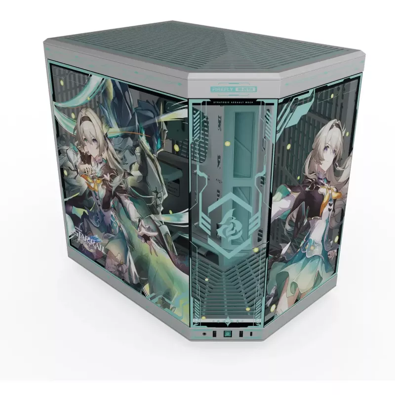 Case per computer HYTE Y70 Firefly Edition vetro temperato — Mid-Tower compatibile ATX