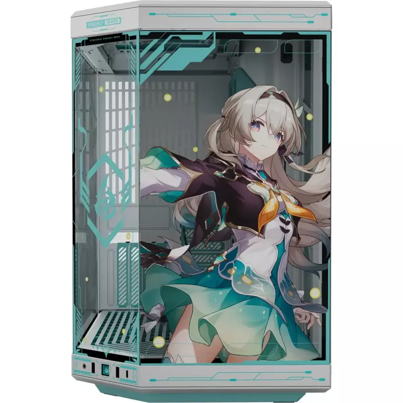 Case per computer HYTE Y70 Firefly Edition vetro temperato — Mid-Tower compatibile ATX