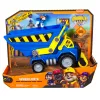 Rubble & Crew, Bark Yard Deluxe camion ribaltabile da costruzione con luci, suoni e action figure Wheeler, giocattolo per bambini e bambine da 3 anni