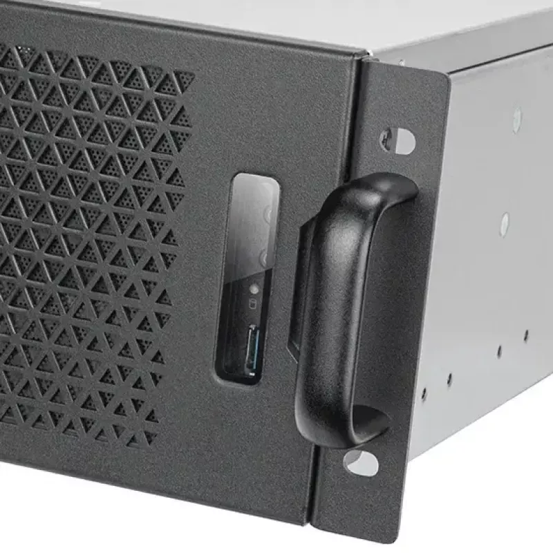 SilverStone SST-RM31 Case server rackmount 3U, nero