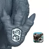 Giocattolo dinosauro Jurassic World Rebirth Wild Roar Abelisaurus, attacco con morso controllato dalla coda e suono
