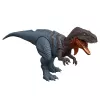 Giocattolo dinosauro Jurassic World Rebirth Wild Roar Abelisaurus, attacco con morso controllato dalla coda e suono