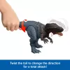 Giocattolo dinosauro Jurassic World Rebirth Wild Roar Abelisaurus, attacco con morso controllato dalla coda e suono