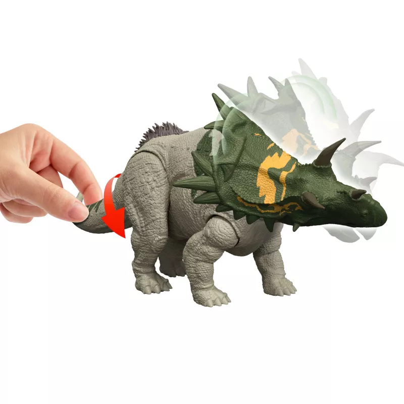 Action figure MATTEL Jurassic World Wild Roar Spiclypeus JGB89 — action figure dinosauro da collezione