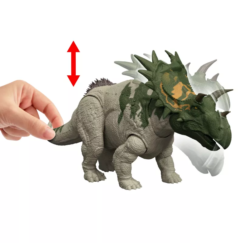 Action figure MATTEL Jurassic World Wild Roar Spiclypeus JGB89 — action figure dinosauro da collezione
