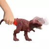 Giocattolo dinosauro Jurassic World Rebirth Wild Roar Aucasaurus, morso d'attacco controllato dalla coda e suono