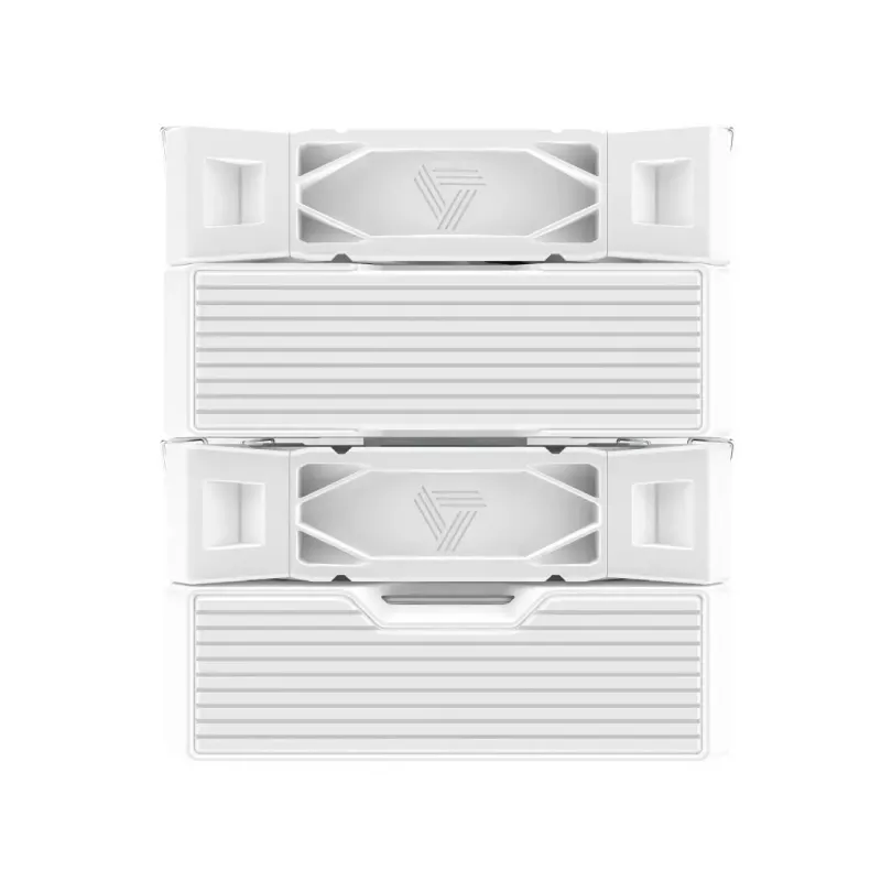 Dissipatore per CPU Montech NX600 (bianco) con ventola da 120 mm, dissipatore ad aria compatibile per processori desktop