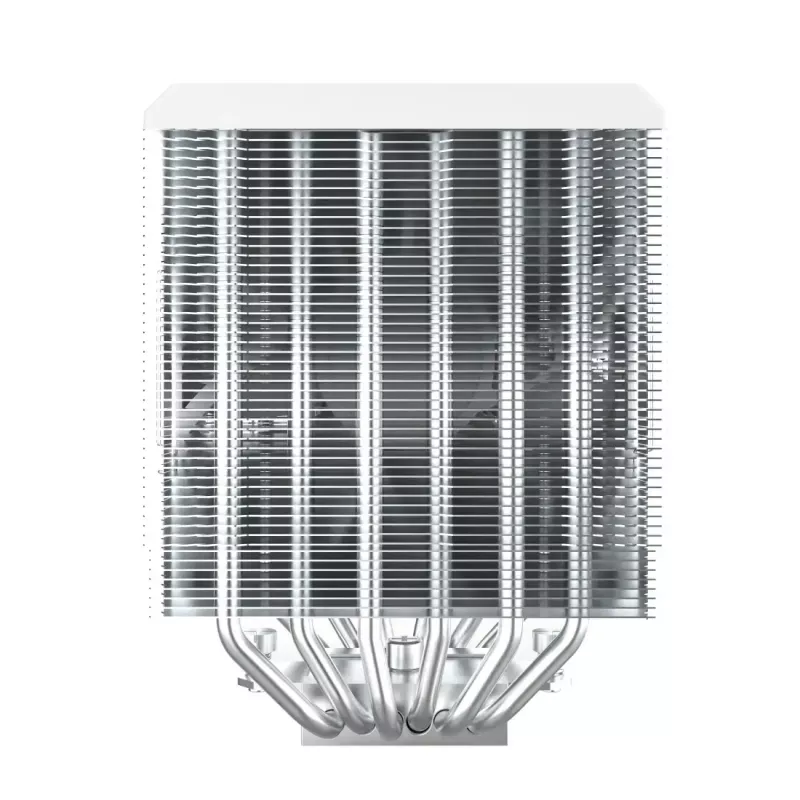 Dissipatore per CPU Montech NX600 (bianco) con ventola da 120 mm, dissipatore ad aria compatibile per processori desktop