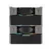 Dissipatore per CPU Montech NX600 ARGB, nero, ventola da 120 mm, illuminazione ARGB